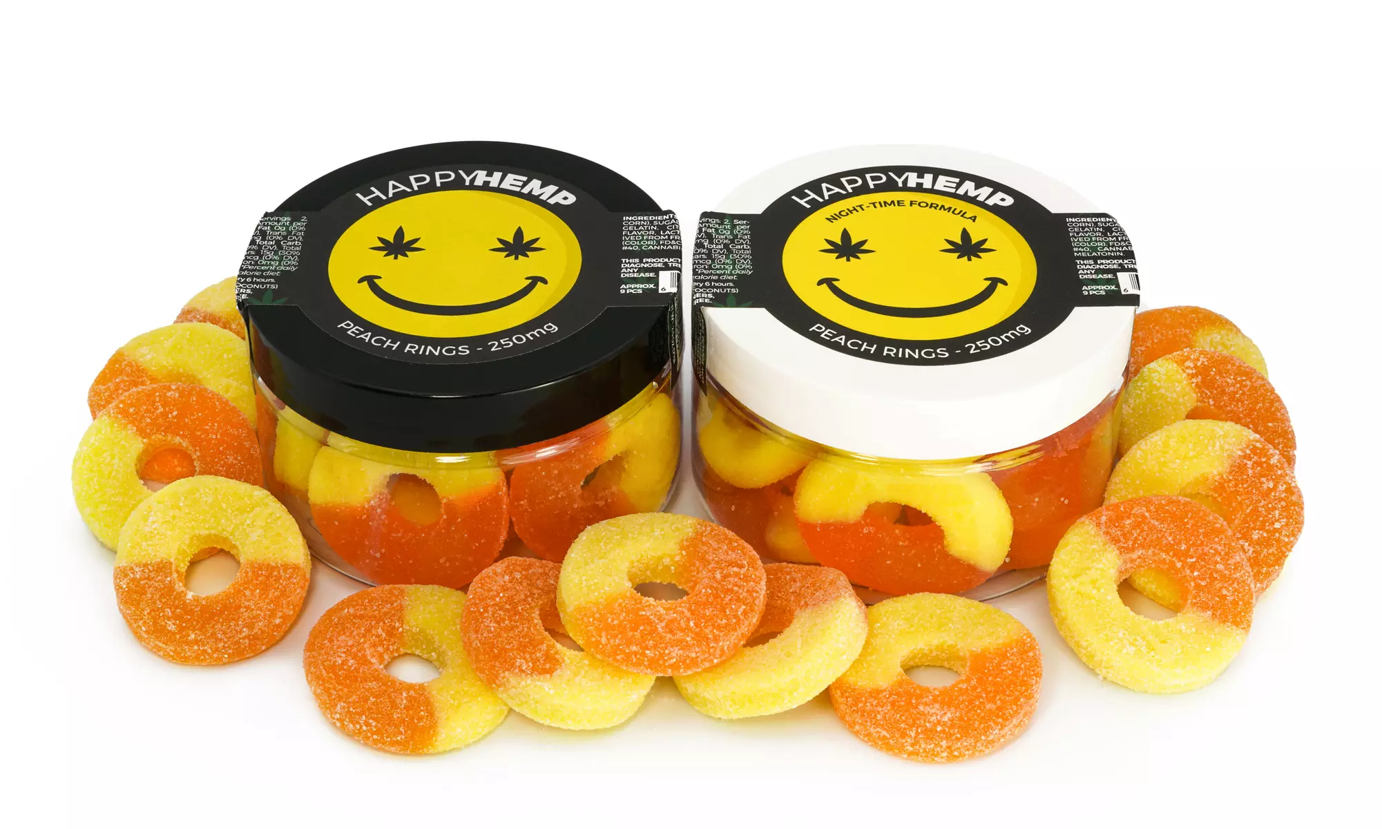 250mg CBD Gummies from Happy Hemp - Introductory Starter Strength