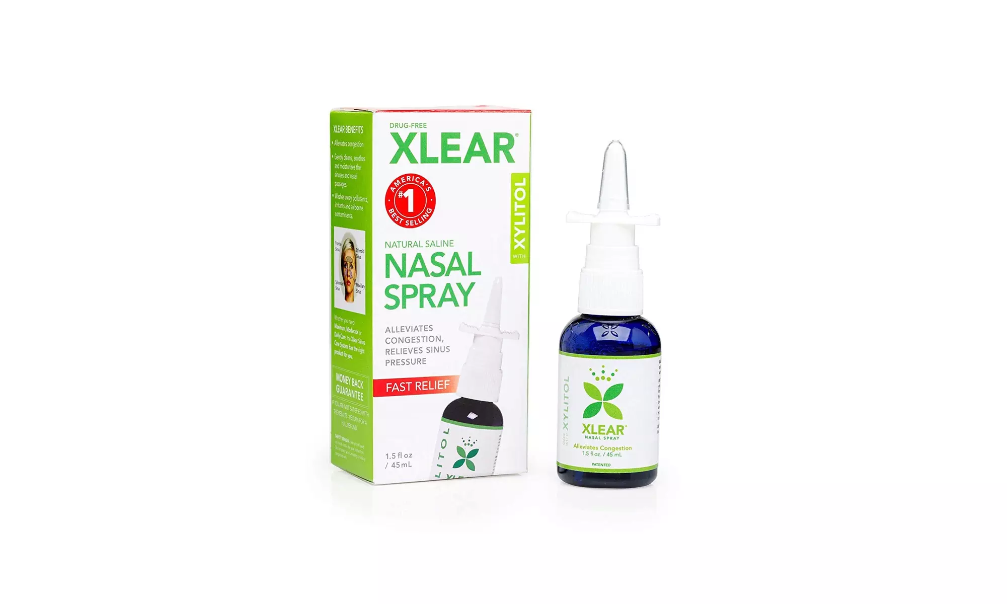 Xlear Nasal Spray for Sinus Relief - Primary Image