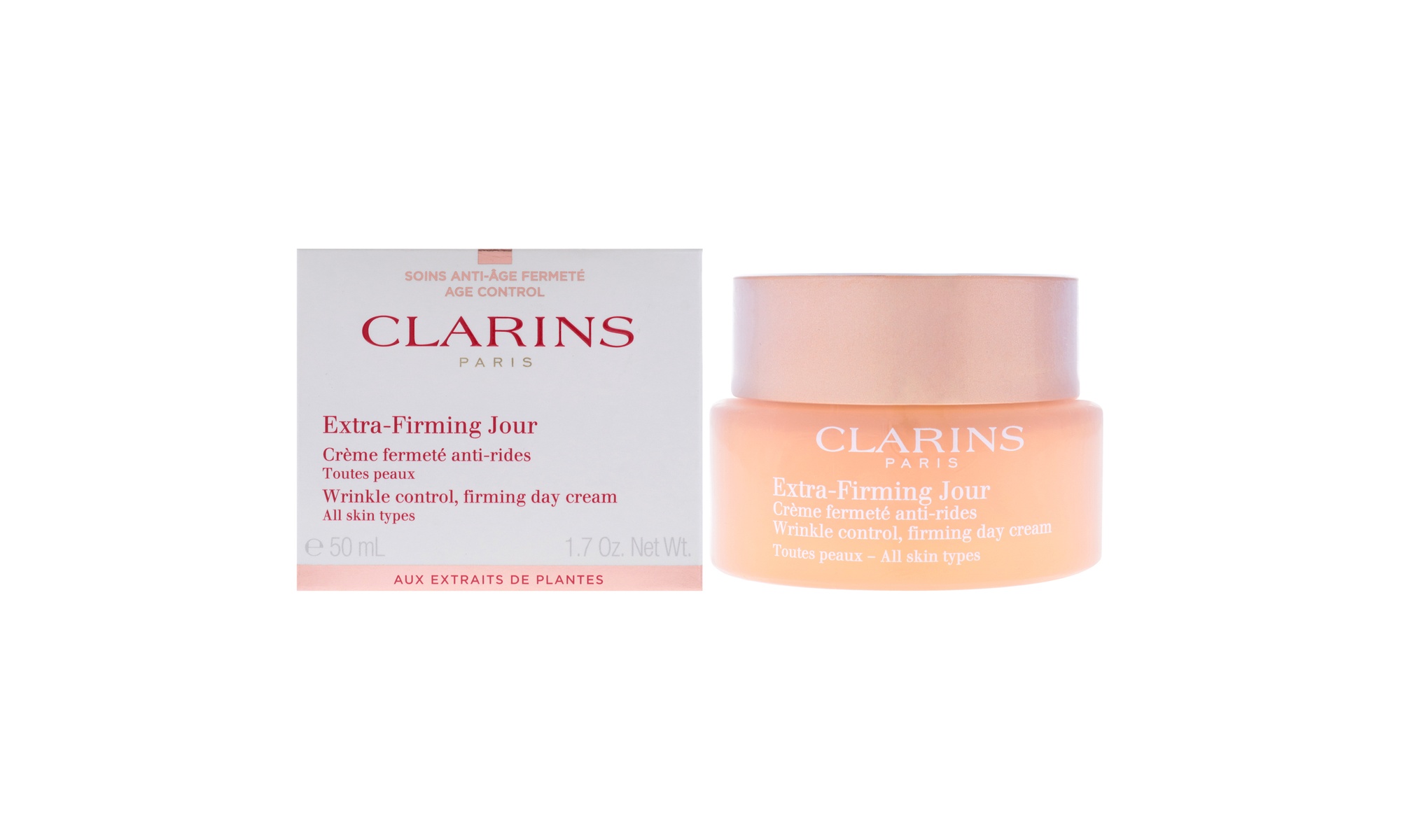 Clarins Extra Firming Day Cream Anti-Aging All Skin Types 1.7 oz