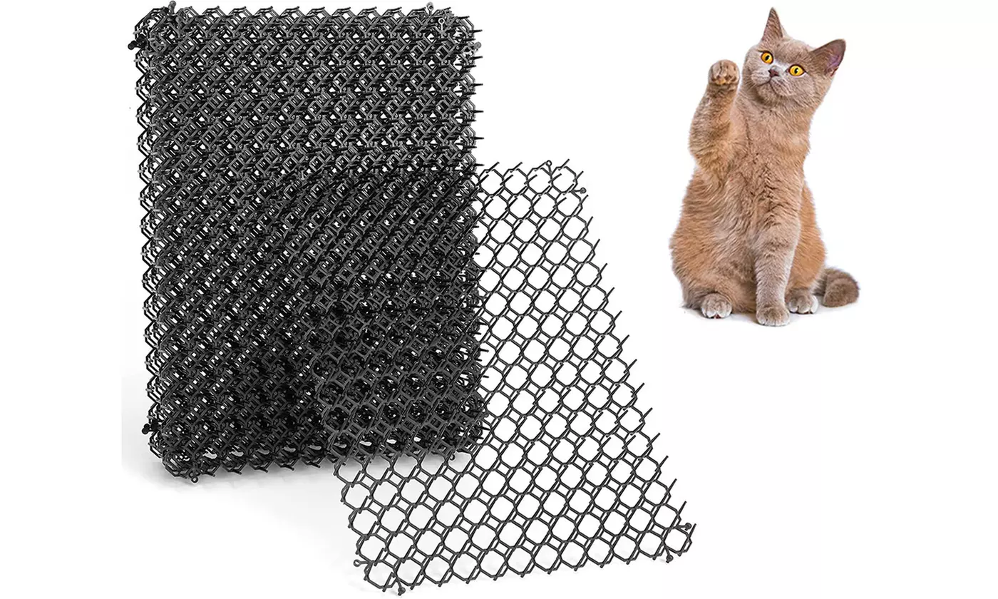 iMounTEK Cat Scat Mat w/ Spikes Cat Repellent Scat Mat Spike Deterrent (10-Pack) - Primary Image