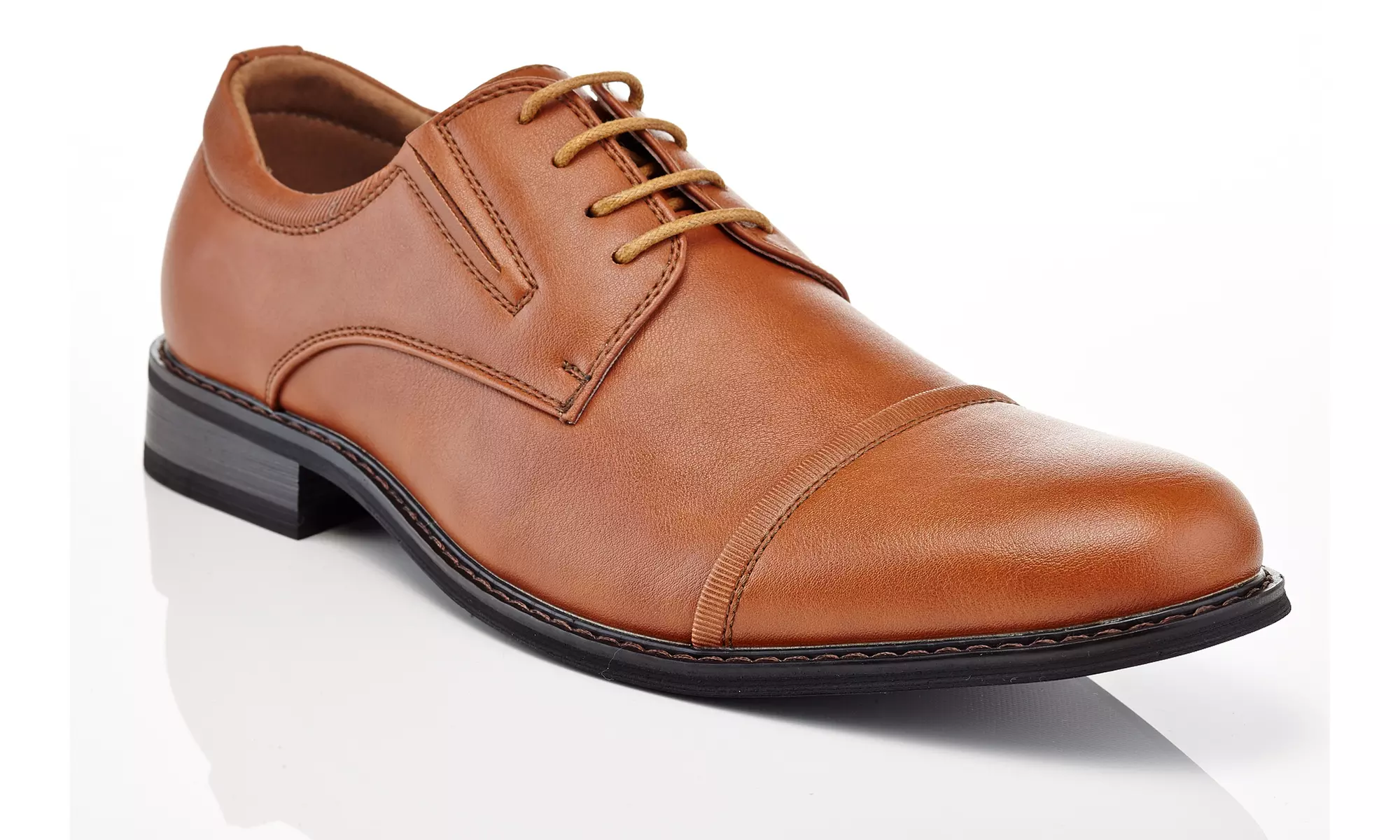 Adolfo Men's Cap-Toe Lace-Up Dress Shoes Multiple Styles