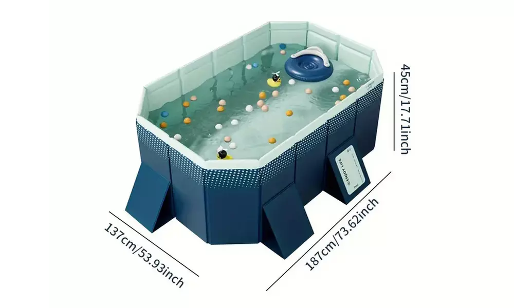  1.8 PVC inflatable folding swimming pool