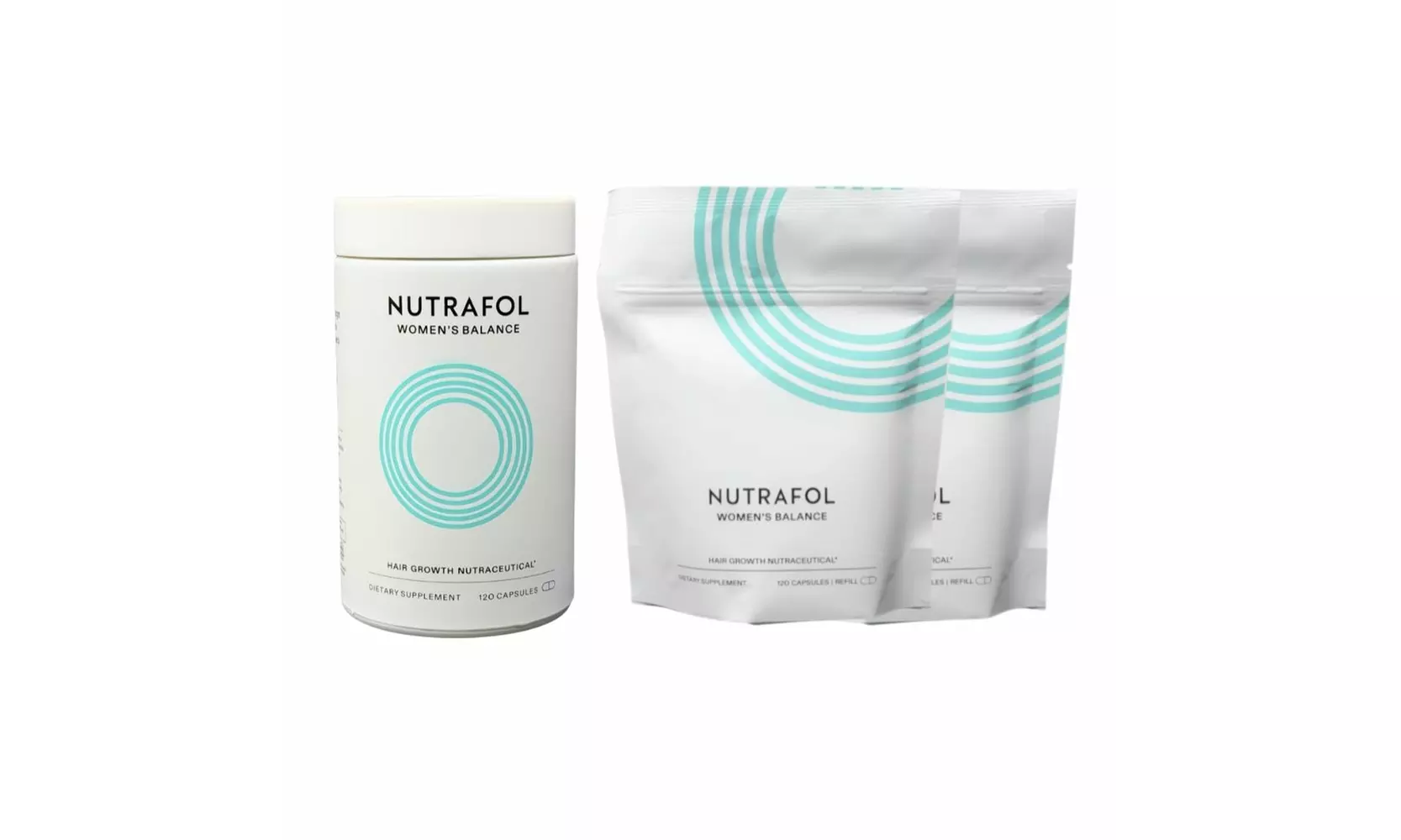 Nutrafol Women or Women's Balance Hair Growth Supplement for Thicker Fuller Hair