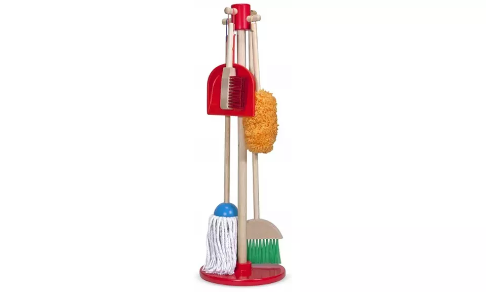 Melissa & Doug Let's Play House! Dust! Sweep! Mop! Pretend Play Cleaning Set - Second Medium