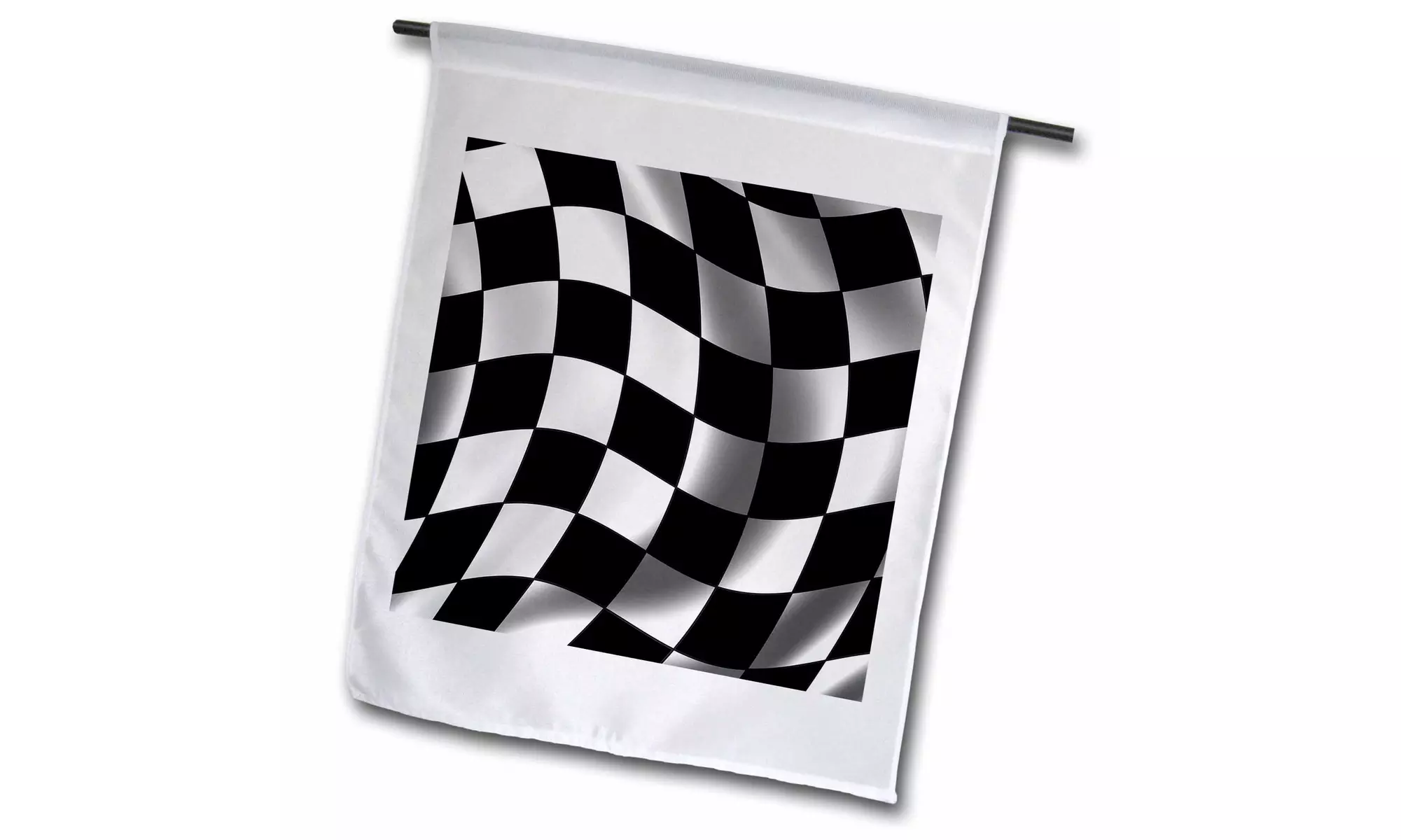 Garden Flag Race flag banner checker chequer finish racing motor sports waving - Primary Image