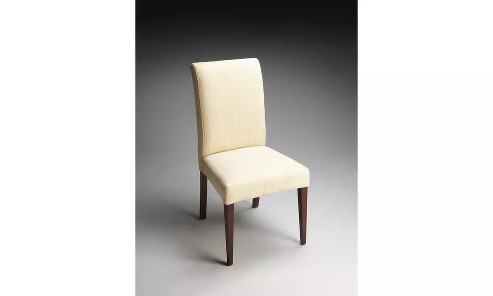 Butler Ivory Fabric Parsons Chair - Primary Image