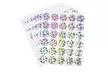 510-Pack Scratch-Off Circle Stickers, Holographic Round Stick DIY Labels, 1" - Second Medium