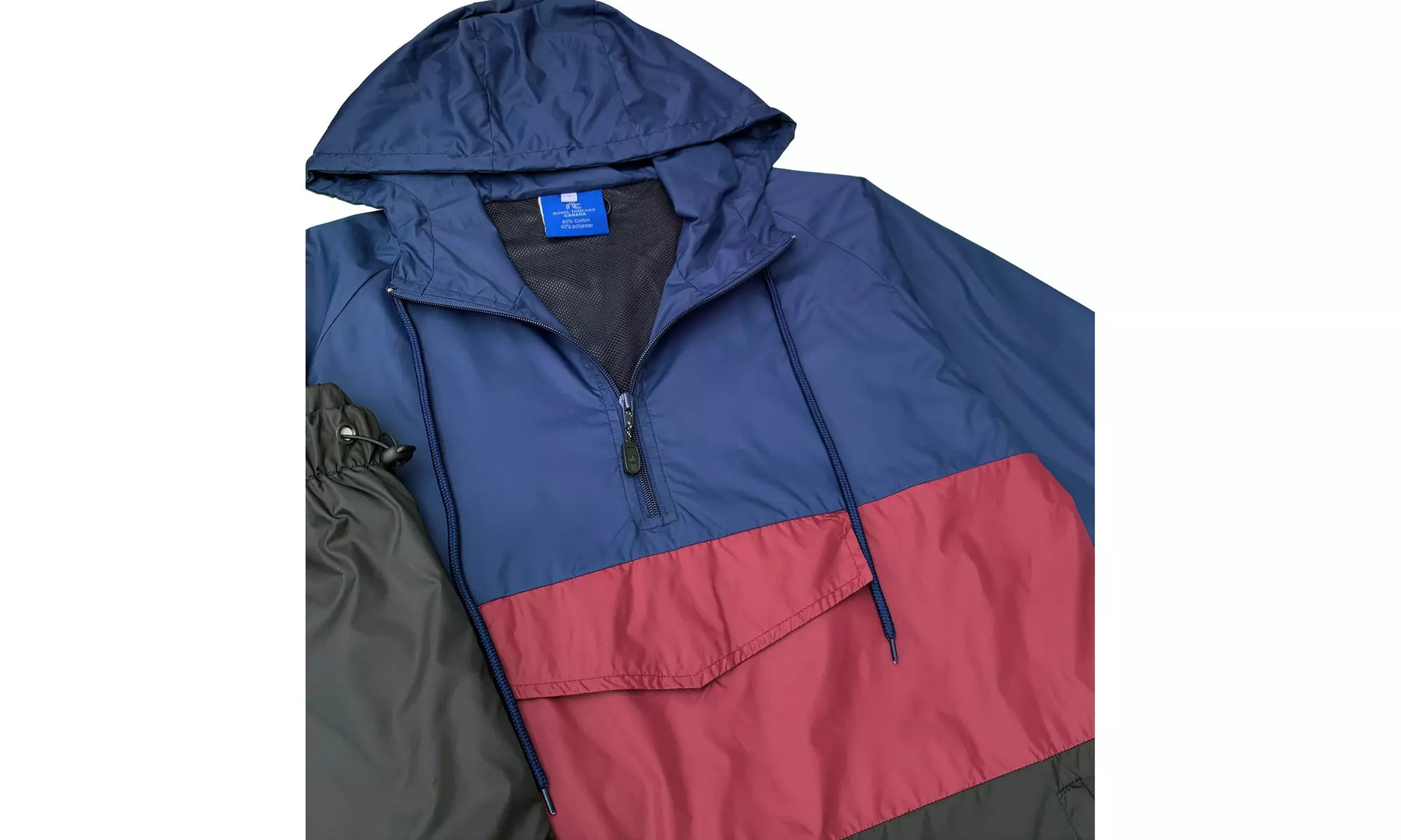 Men's 2-Piece light weight Windbreaker Suit Sauna GYM Set with Mesh Lining 