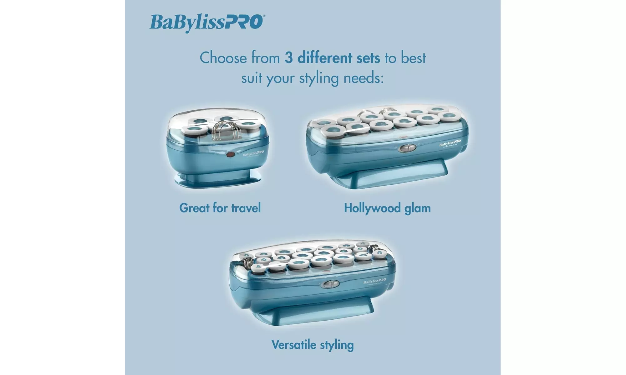 BaBylissPRO Nano Titanium Professional 20-Roller Hot Rollers