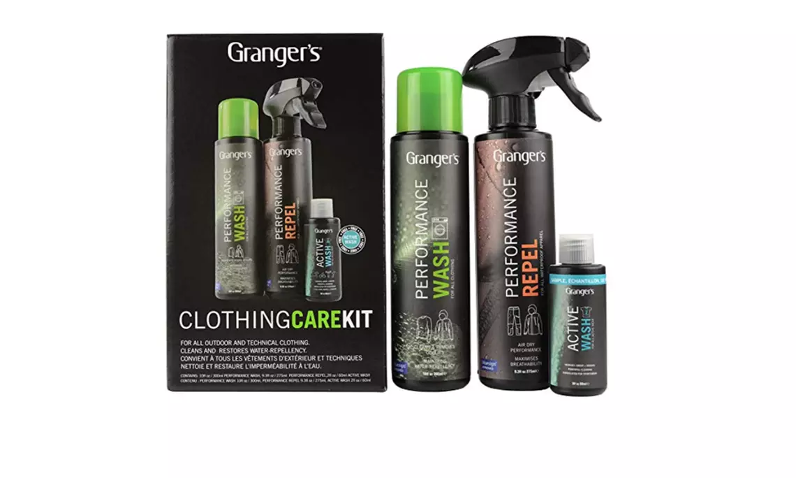 Grangers Outerwear Performance Repel Waterproof Active Wash Spray (3-Piece Kit) - Primary Image