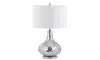Emilia 26" Mirrored Mosaic LED Table Lamp, Silver by JONATHAN  Y