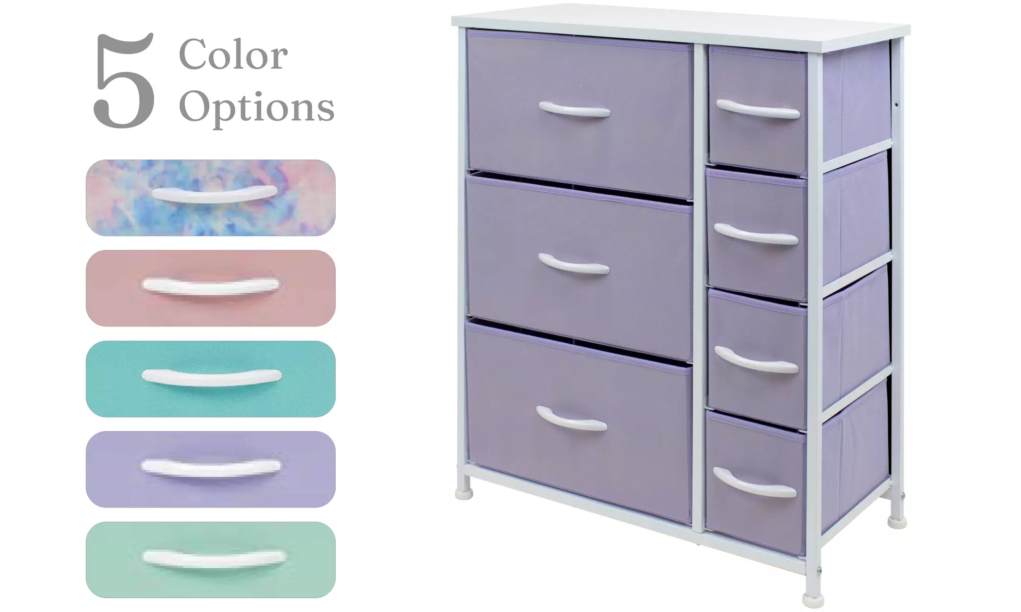 Sorbus Dresser w/ 7 Drawers -  Furniture Storage Chest for Kids / Teen Bedroom - Primary Image