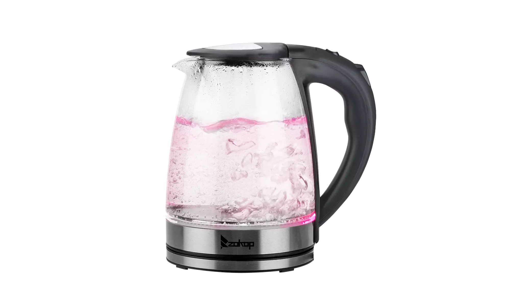 1.8L Electric Kettle Glass Kettle with Removable Tea Infuser