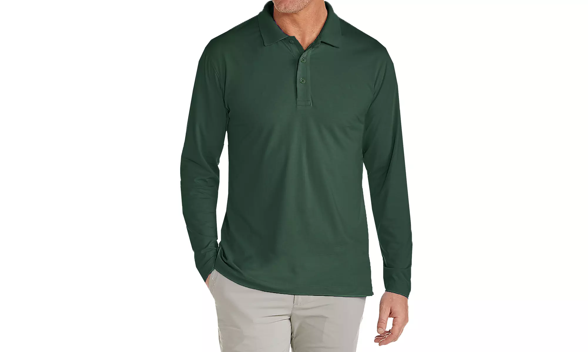 Galaxy By Harvic Men's Long Sleeve Pique Polo Shirt (S-2XL)