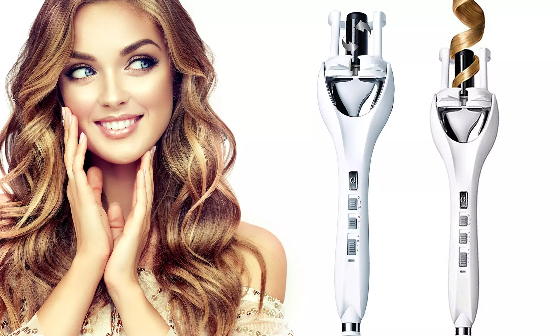 Spectacular Insta Curl Automatic Tulip Curling Iron Hair Curling Wand - Primary Image
