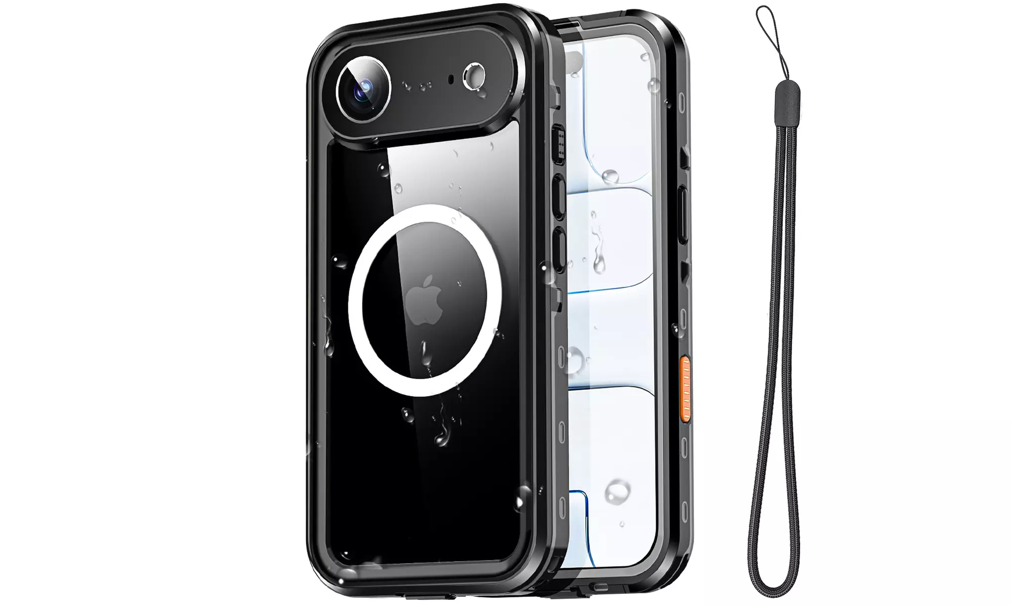 For iPhone 17 Pro Max Air Waterproof Magnetic Heavy Duty Shockproof Case