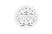 96 Silver Certificate Seals, Excellence Star Sticker for Award Certificates 1.7" - Second Medium
