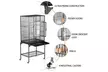 53.7" Mid-Sized Bird Cage w/ Stand for Conures Parakeets Cockatiels - Second Medium