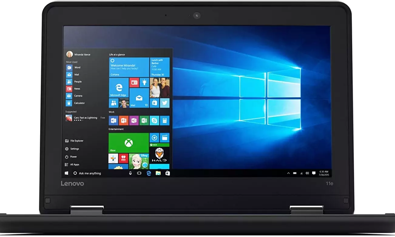 Lenovo Thinkpad Yoga 11E G3 Celeron 1.80 GHz 8GB Ram 128GB W10P - Scratch & Dent - Primary Image