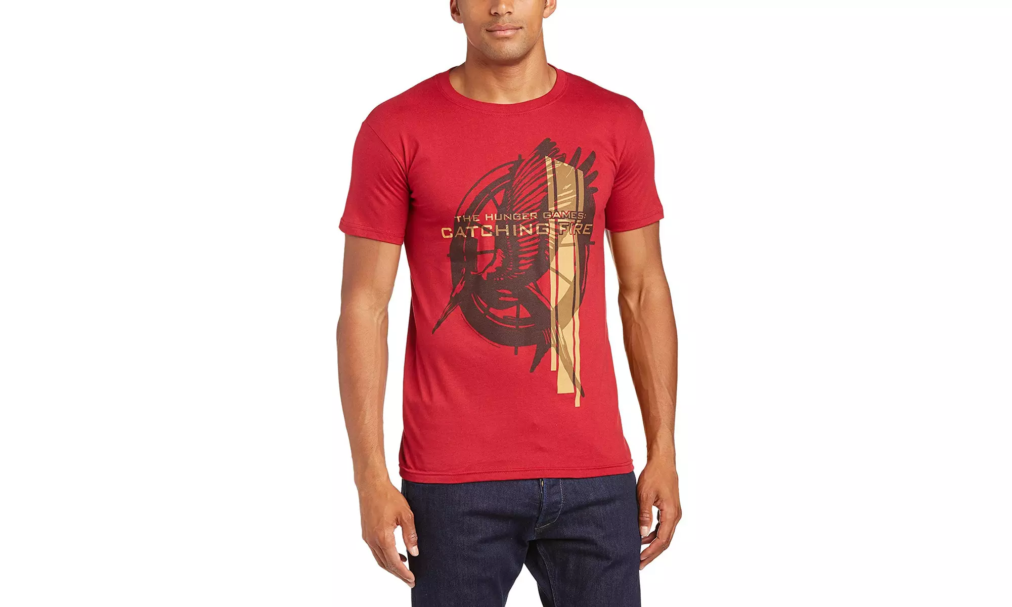 CID Merch Men's The Hunger Games: Catching Fire - Mockingjay Stylised T-Shirt - Primary Image