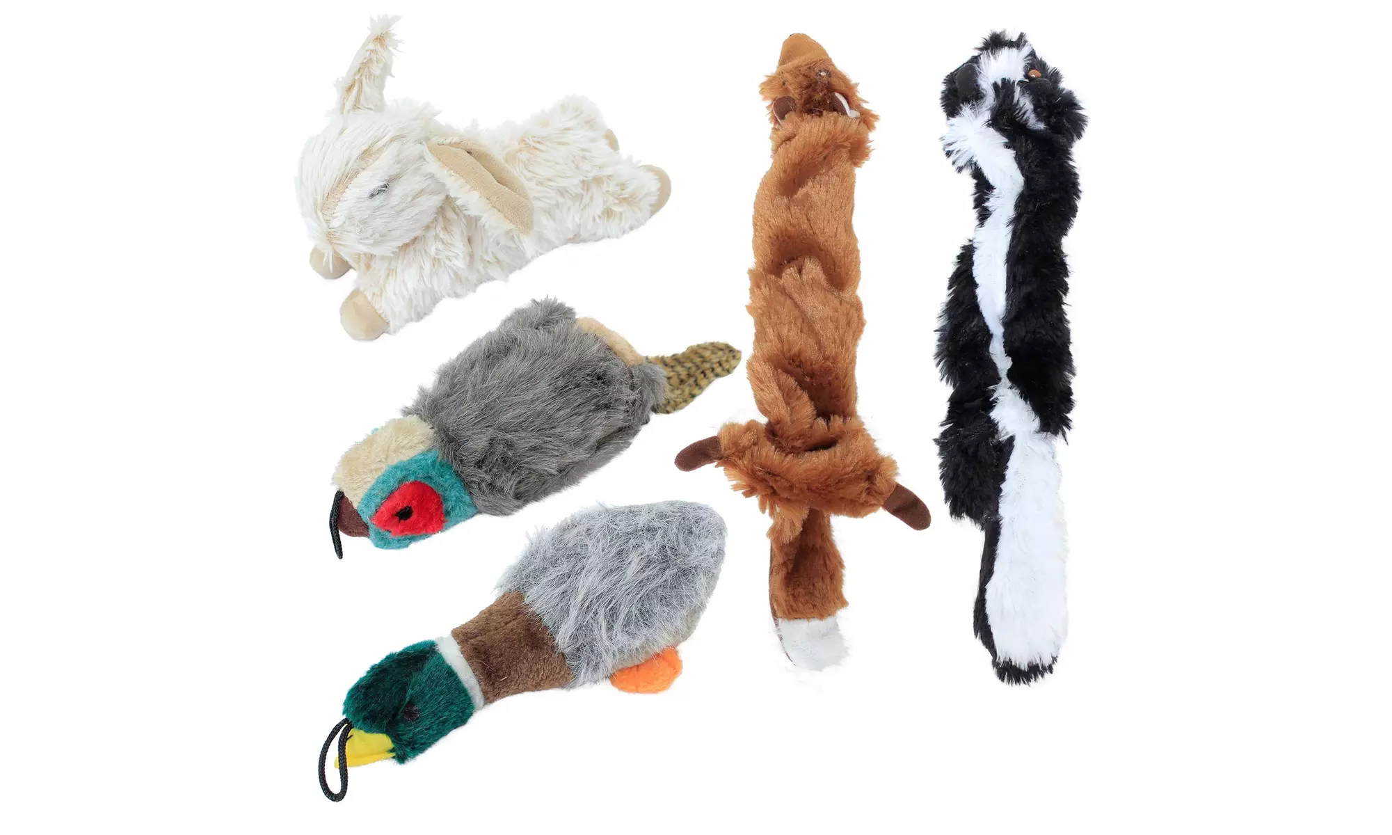 Stuffed Dog Chew Toy Big Bundle 5-Pack - Primary Image