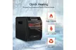 Portable Electric Space Heater 1500W 12H Timer LED Remote Control Room Office - Second Medium