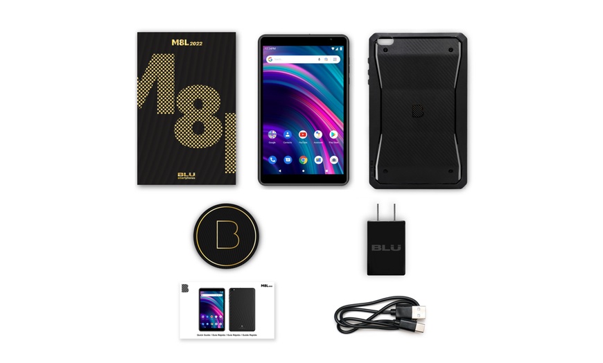 BLU M8L 2022 (M0220WW) 32GB GSM Unlocked Android Tablet - Black