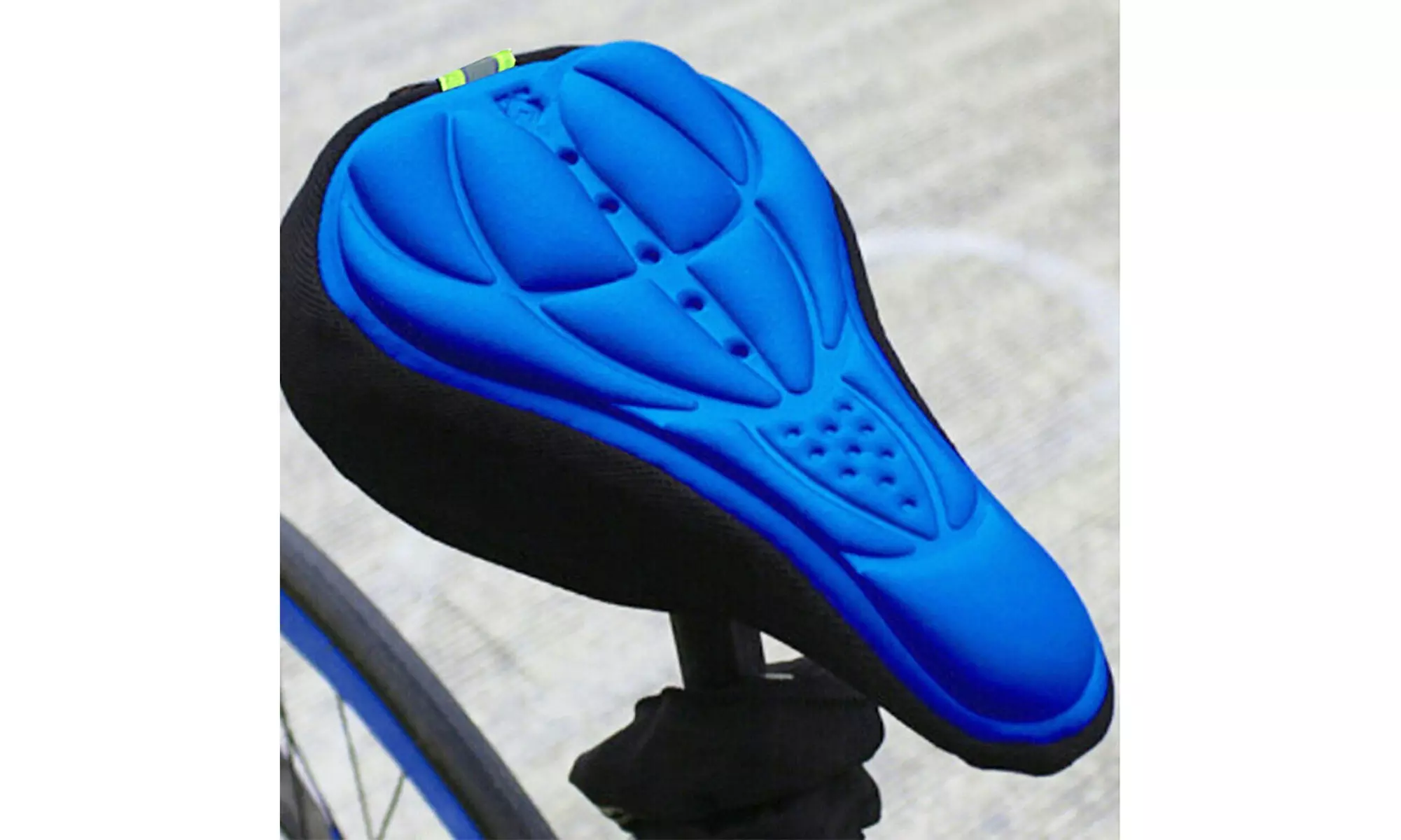 Bike 3D Gel Saddle Seat Cover Bicycle Silicone Soft Comfort Pad Padded Cushion - Second Medium