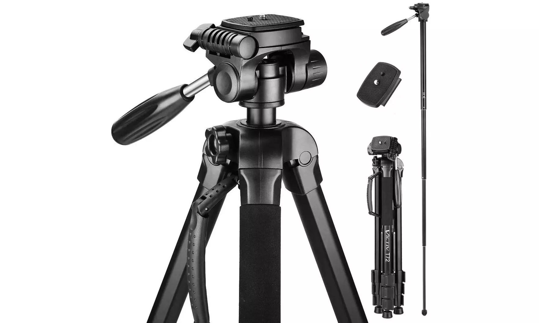 Victiv 72-inch Camera Tripod Aluminum Monopod T72 Max. Height 182 cm  - Primary Image