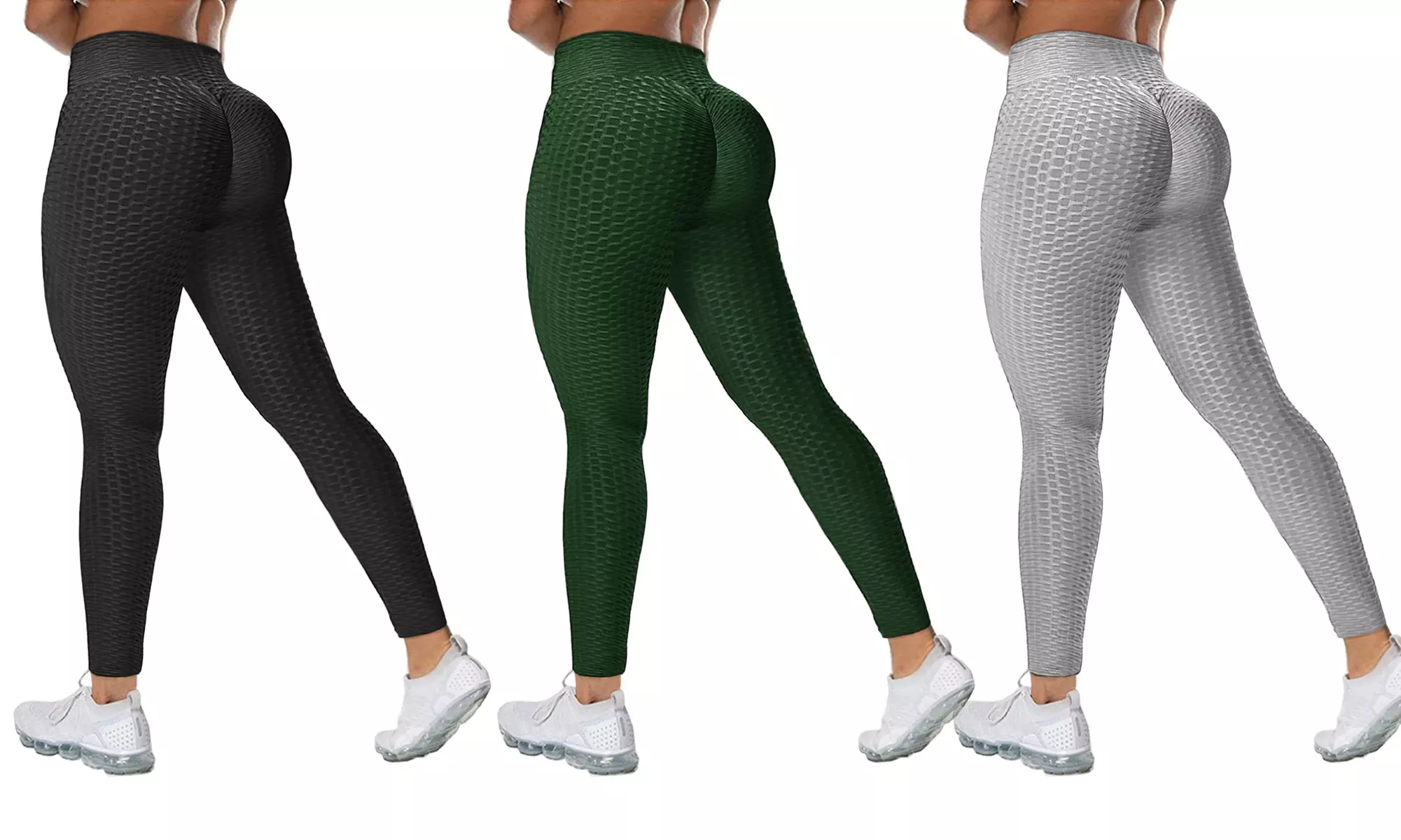 Women's Sexy Bubble Hip Exercise Butt Lifting Leggings High Waist Yoga Pants - Primary Image