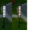 Black Stake Sign