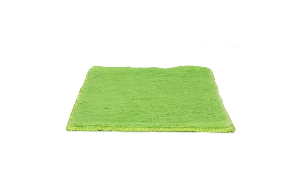 LockerLookz Locker Rugs: Green Faux Fur Rug - Primary Image