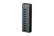Heavy Duty 7-Port USB 3.0 Hub with 3 Charging Ports, With AC Adapter - Second Medium