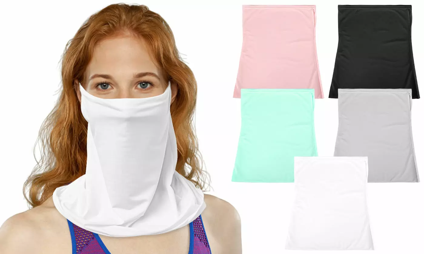 Neck Gaiter Bandana Face Mask Sun UV Cooling Gator Mask Face Cover - Primary Image