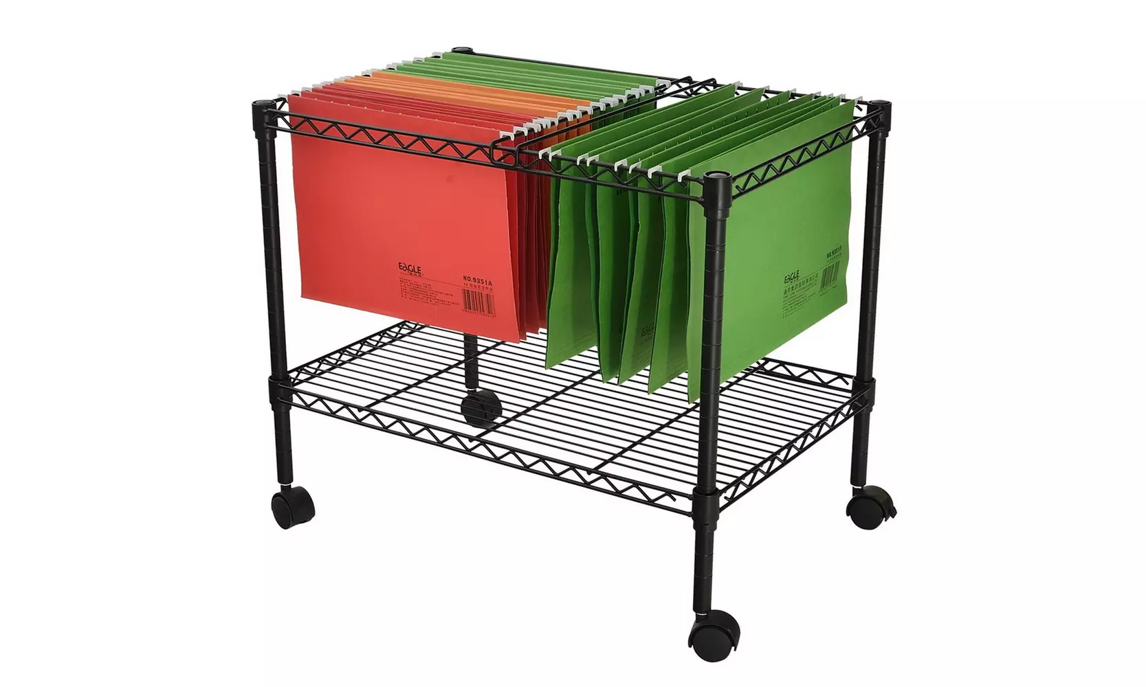 Metal Rolling File Cart - Primary Image