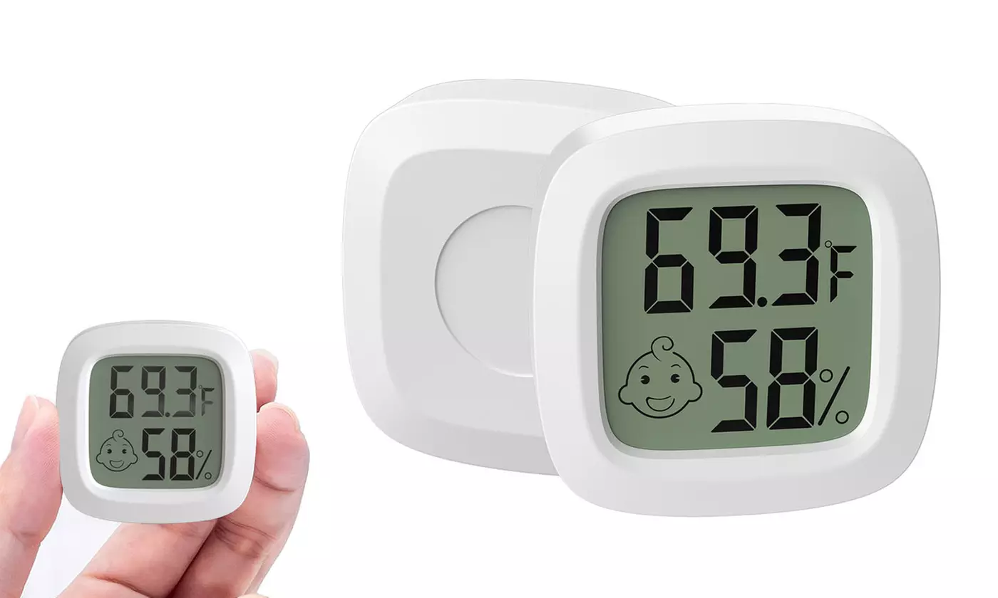 Humidity Sensor Indoor Thermometer Meter Temperature Monitor with LCD Display