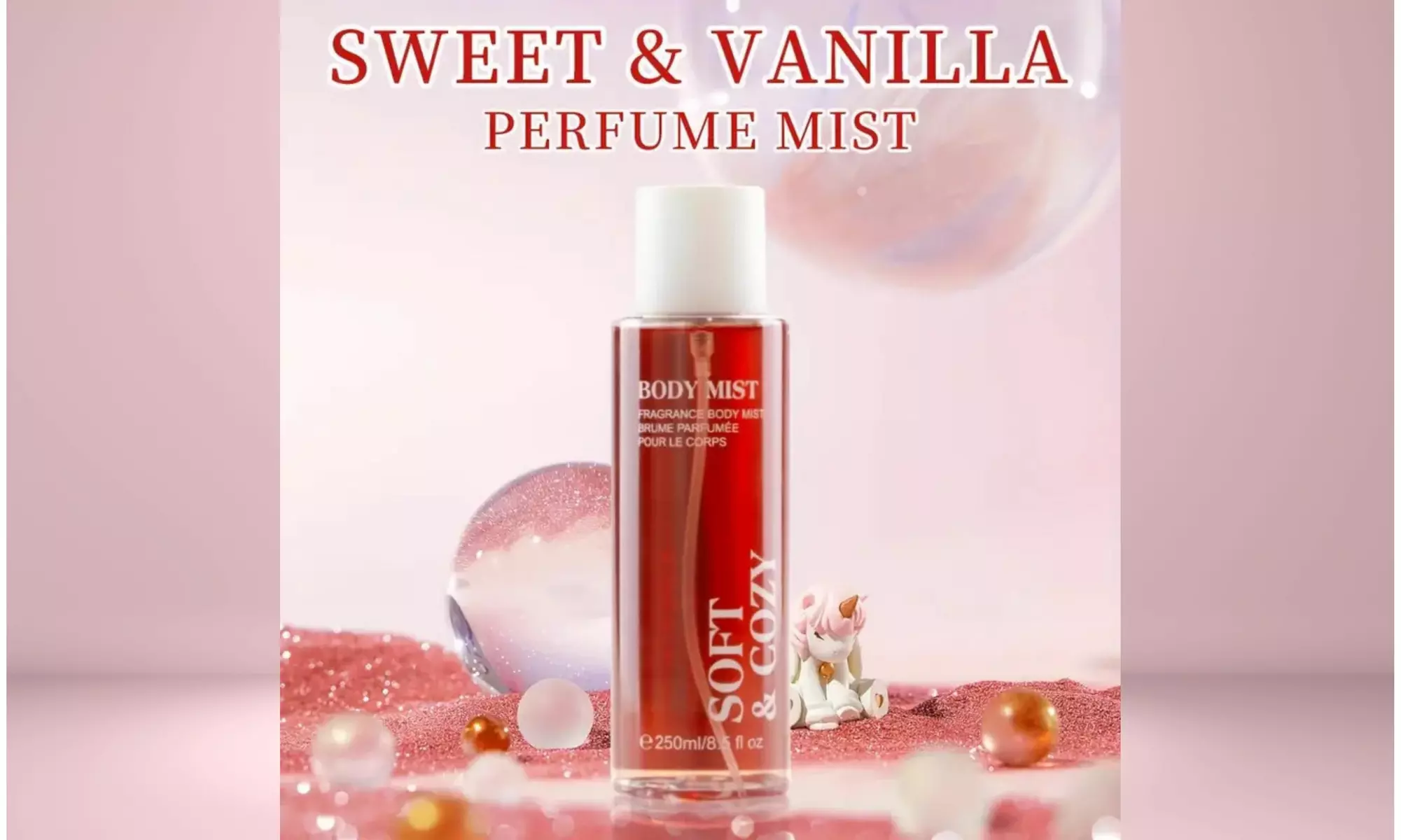 Body Mist Spray 8.5 FL OZ - Refreshing Fragrance Mist Long-Lasting Scent