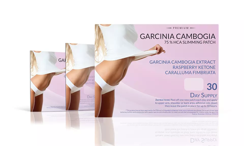 Garcinia Cambogia 75%-HCA Slimming Patches (1-, 2- or 3-Pack) - Second Medium