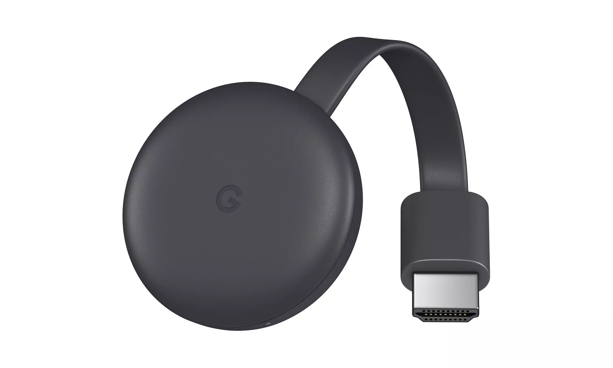 Google Chromecast 3rd Generation Streaming Media Player - Charcoal - Second Medium