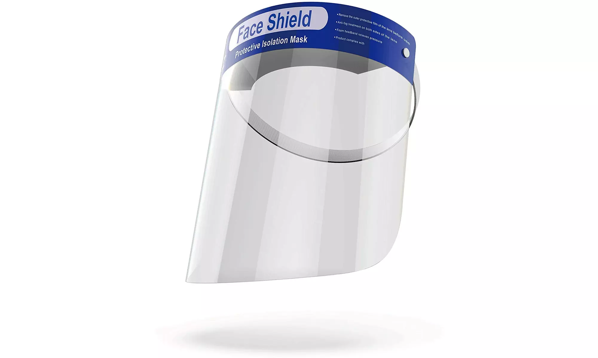 Fluid-Resistance Face Shield with Soft Band - Second Medium