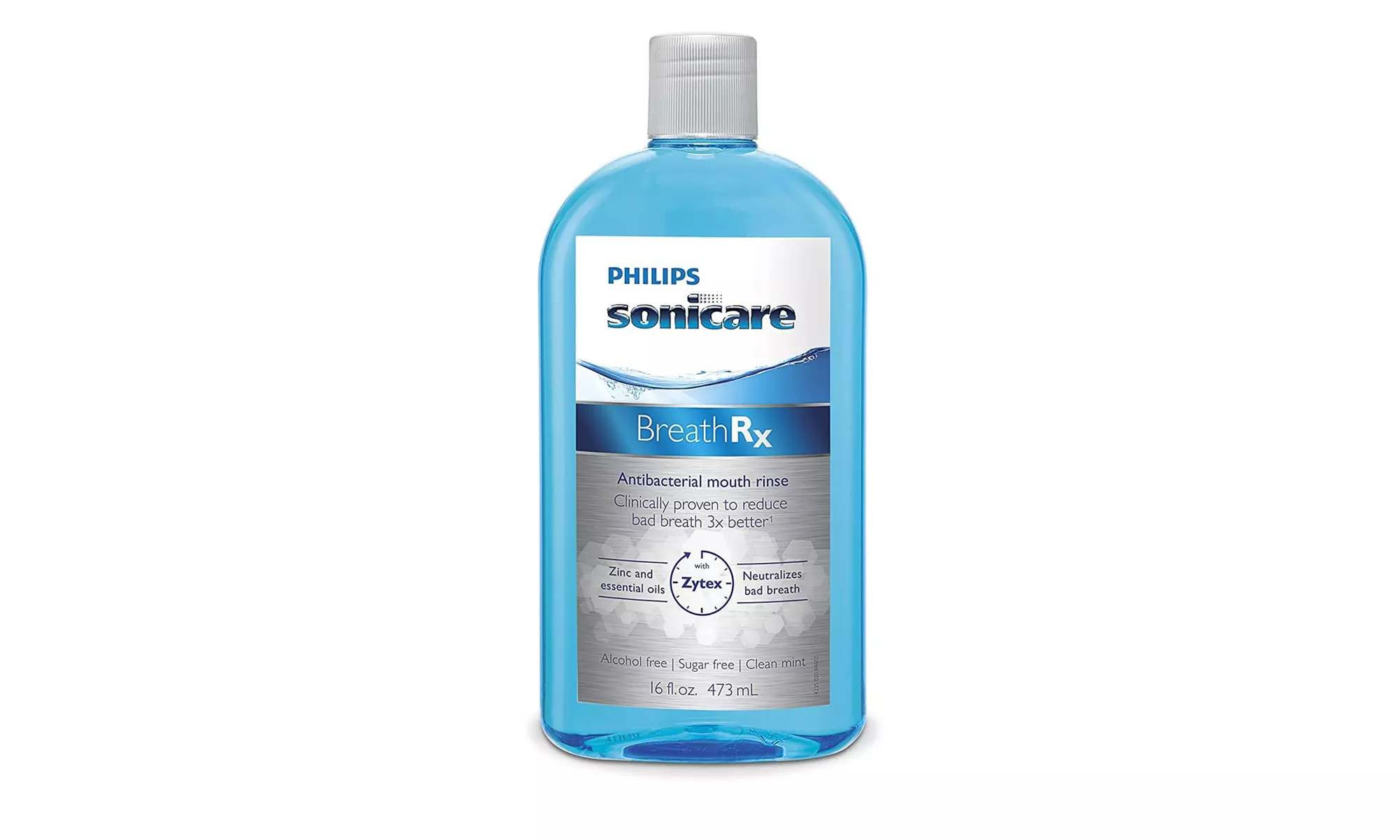 Philips Sonicare BreathRx Antibacterial Mouth Rinse, Blue, - Primary Image