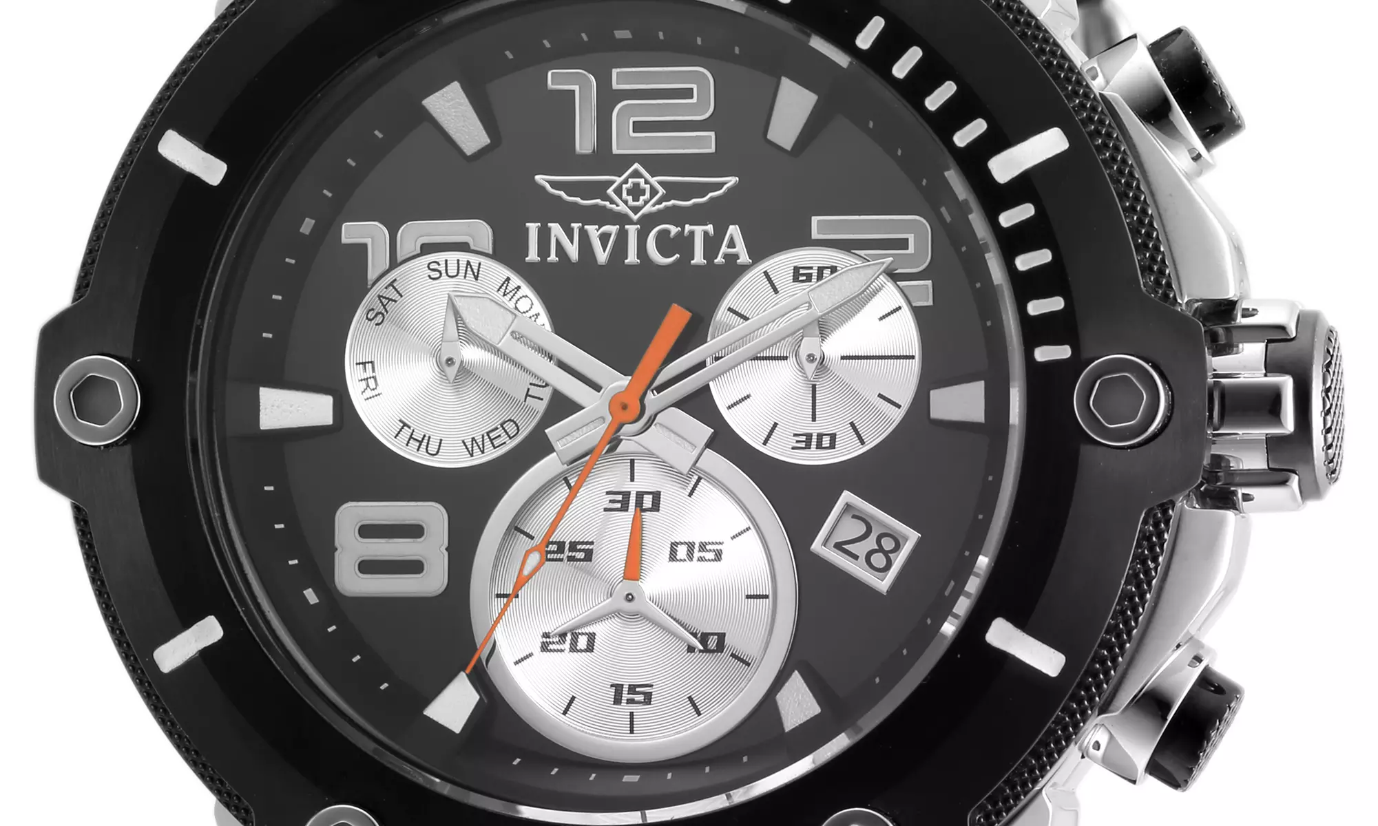Invicta Men's 22235 Speedway Quartz Chronograph Black Dial Watch - Second Medium