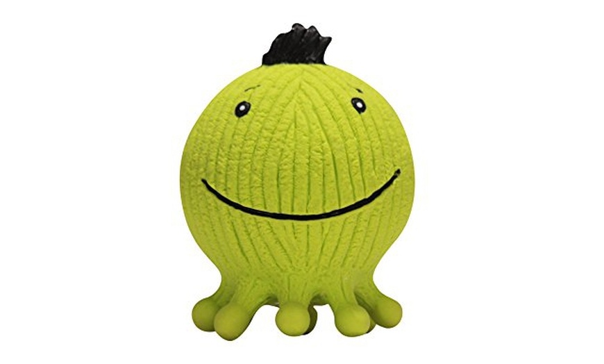 green octopus dog toy