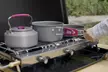 LakeForest 3-Burner 20,000 BTU Portable Propane Camping Stove with Toast Tray - Second Medium