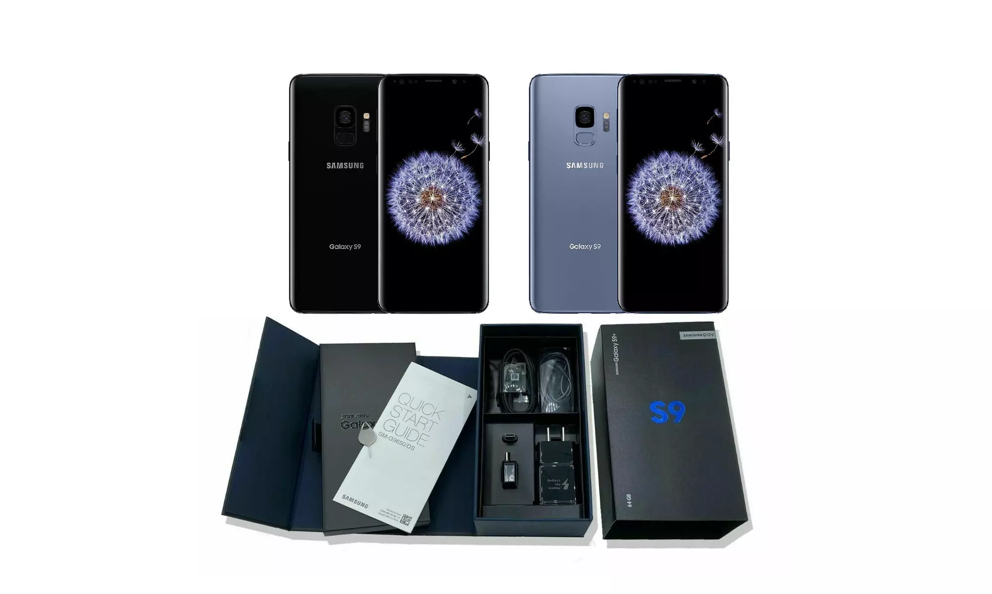 Samsung Galaxy S9 GSM Unlocked Smartphone (A GRADE) - Primary Image