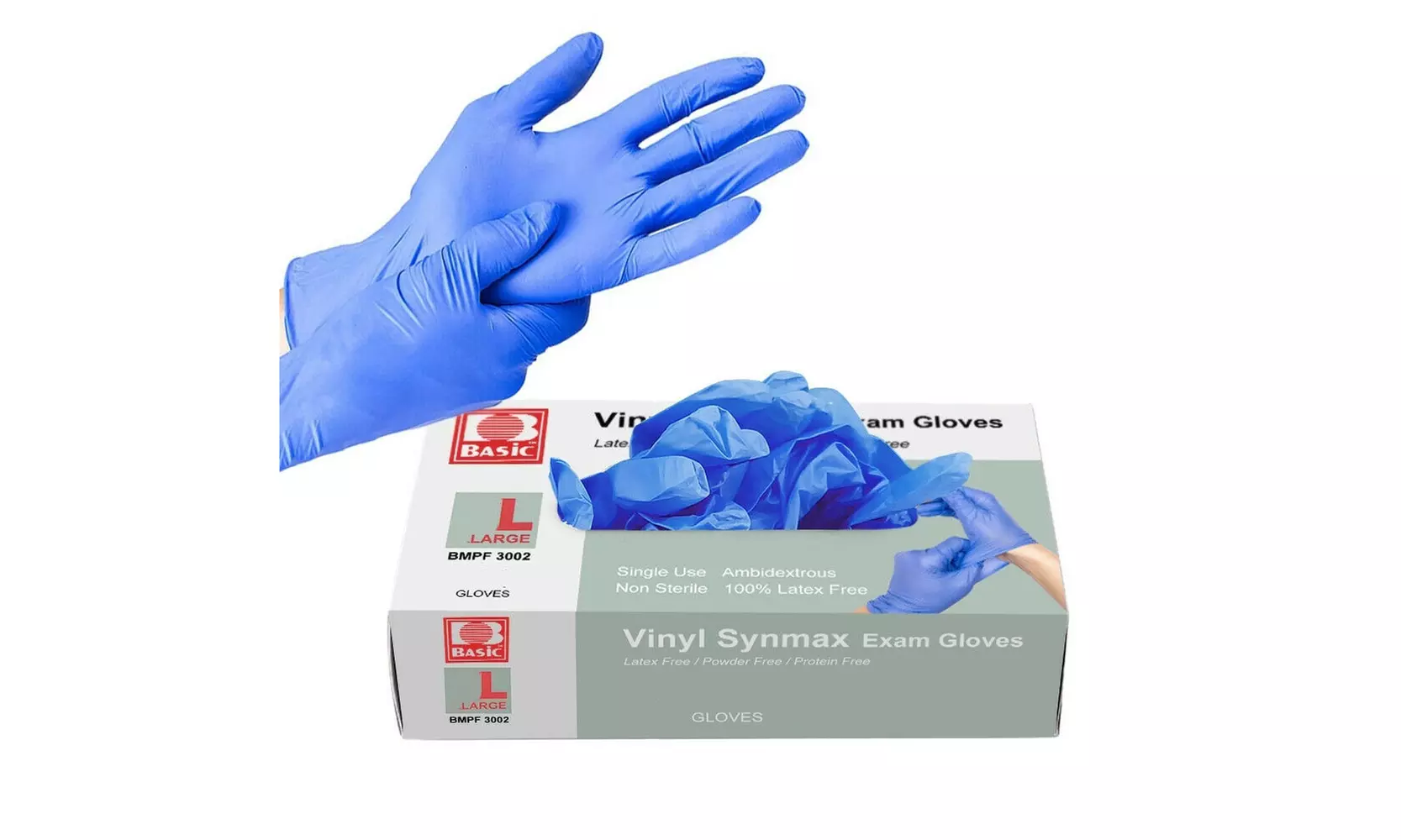 Disposable Basic Vinyl  Powder Free Synmax Gloves 