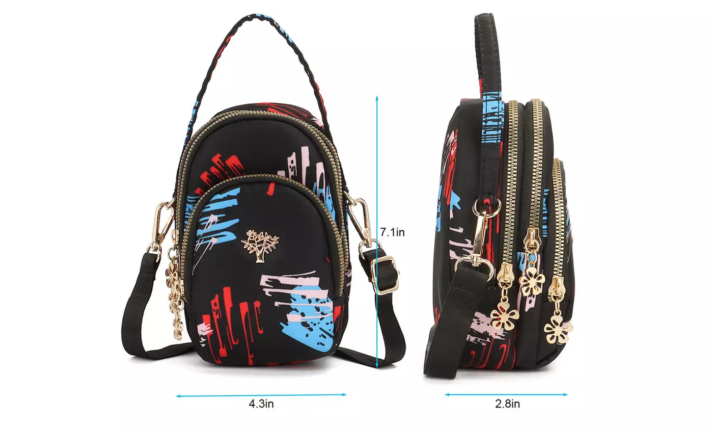Women Small Cell Phone Purse Wallet Handbag Case Shoulder Bag Cross-body Pouch