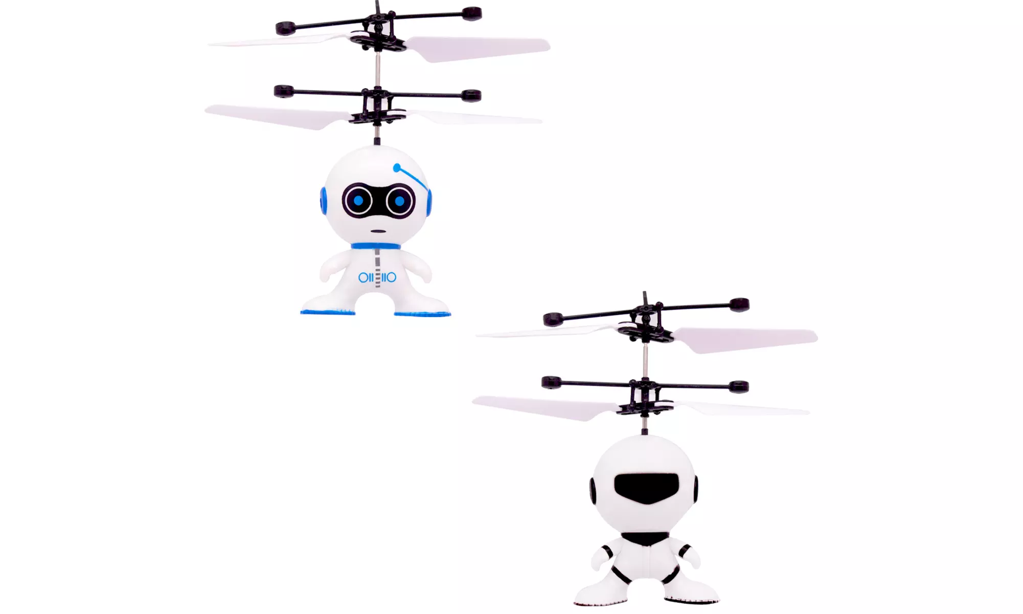 Zummy Robot Hand Operated Infrared Flying Robot Helicopter Toy - Primary Image