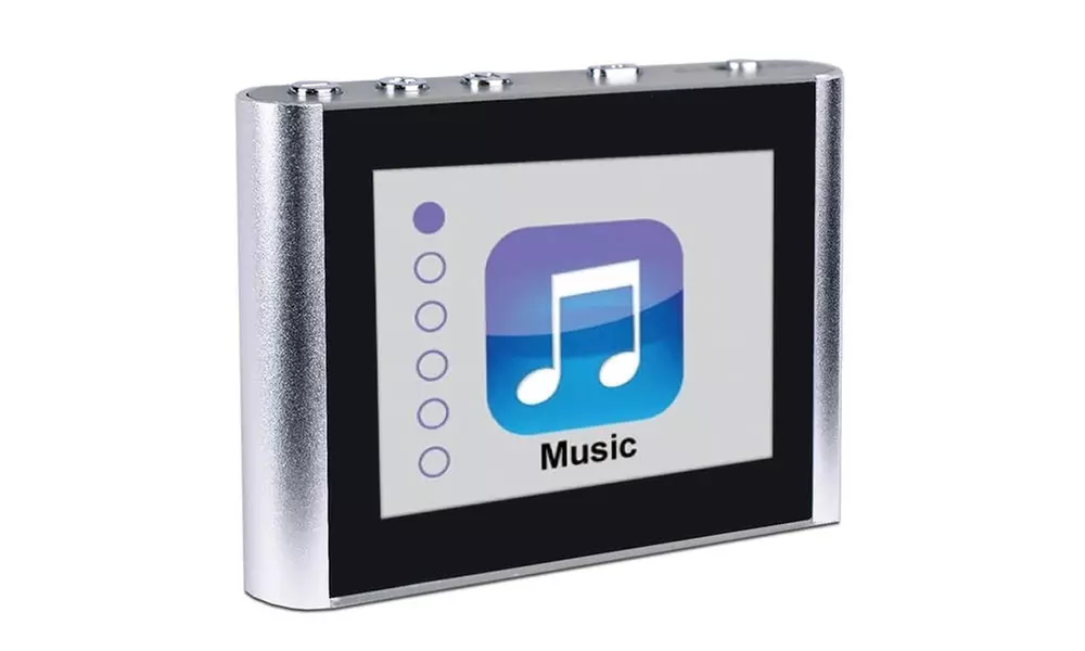 Eclipse T180 1.8" 4GB MP3 Clip Style Digital Audio LCD Video Player - Silver - Primary Image