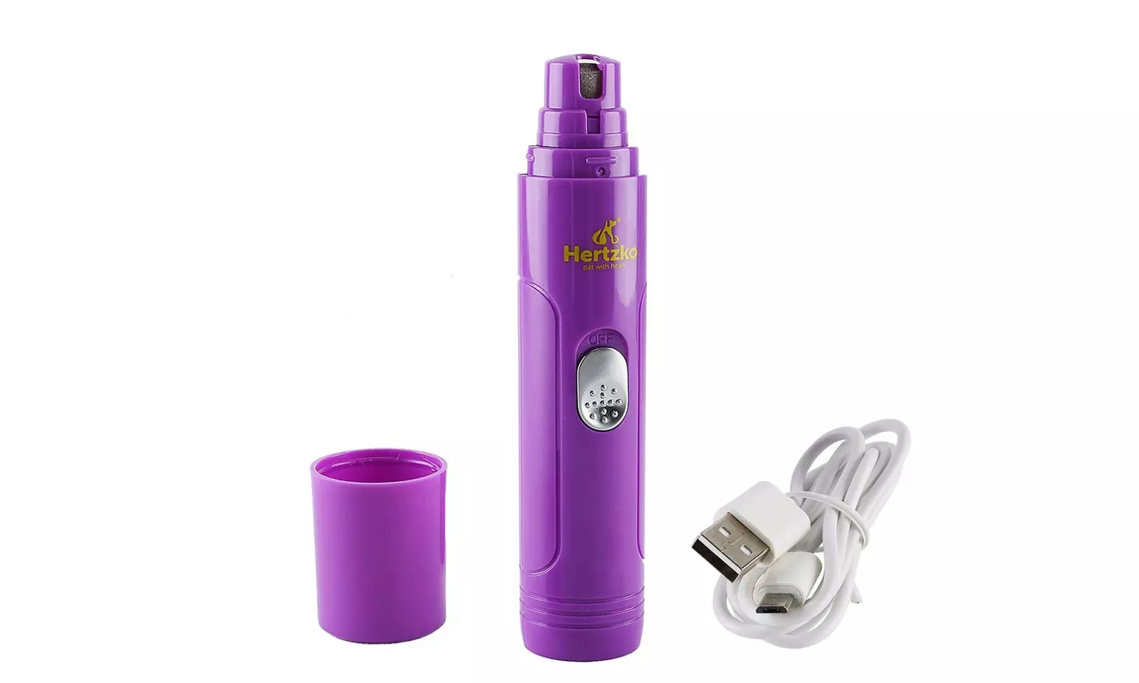 Hertzko Electric Pet Nail Grinder Gentle, Painless Paws Grooming, Trimming - Primary Image